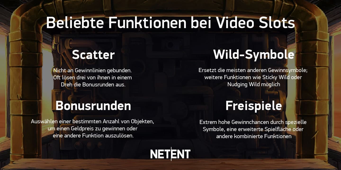 Funktionen bei Video Slots