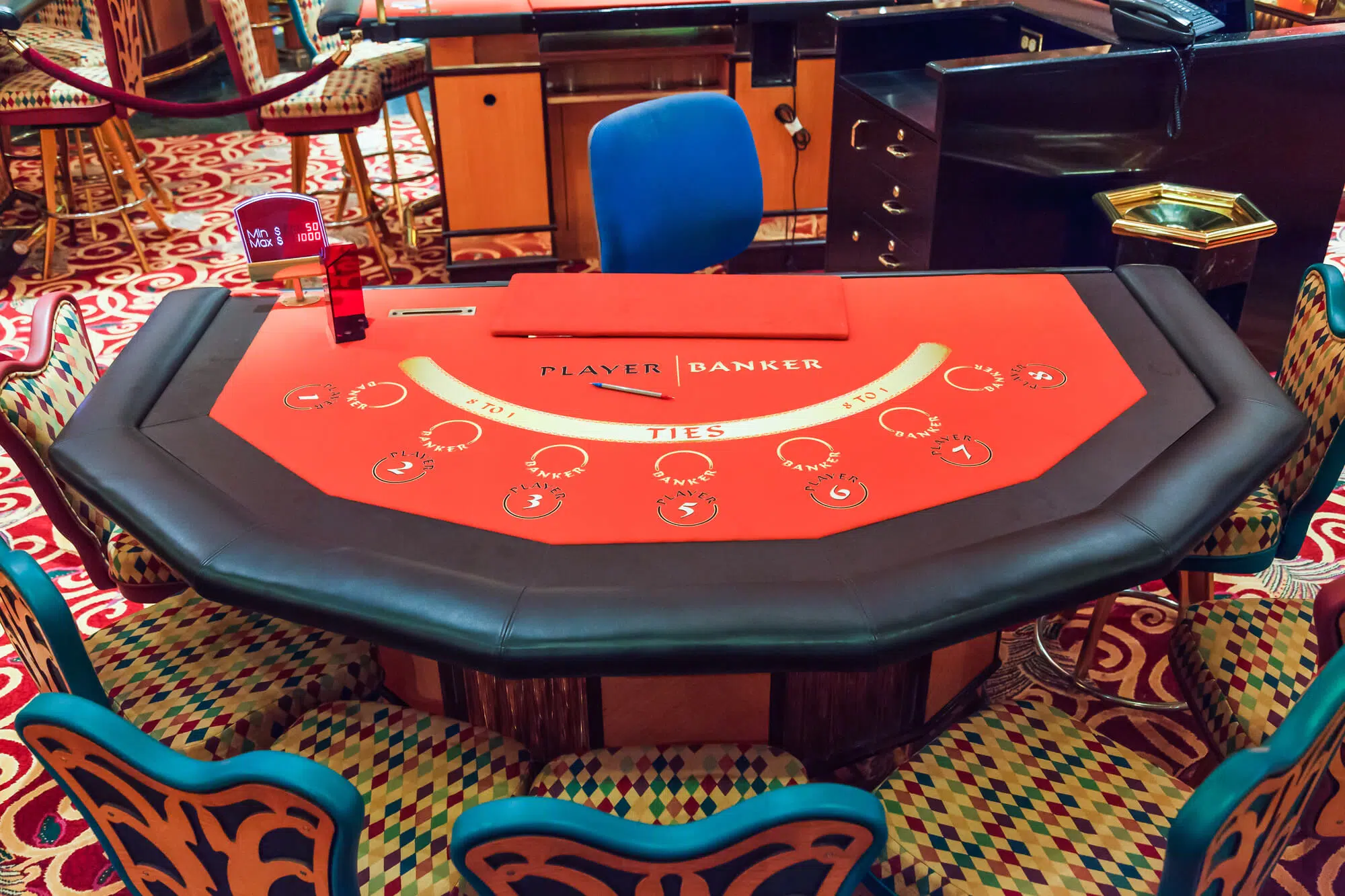 baccarat table