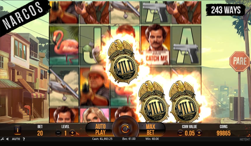 narcos slot wild symbols