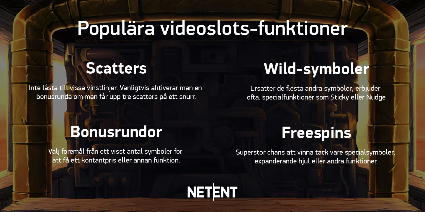  Funktioner i videoslots